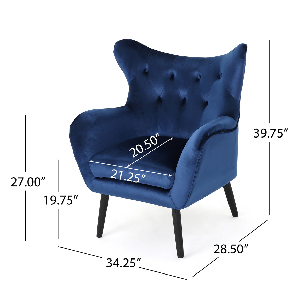 Modern Linen Armchair – Neutral Fabric