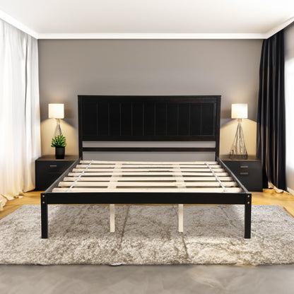 Platform Bed Frame Espresso Finish