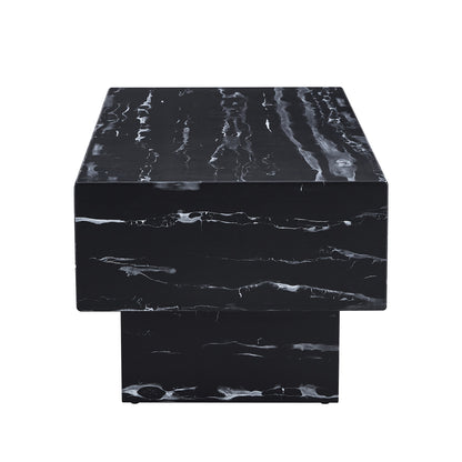 Black Modern Rectangle Coffee Table