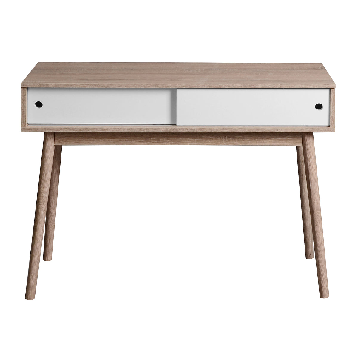 Mid-Century Writing Desk – Natural Oak
