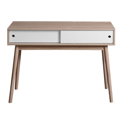 Mid-Century Writing Desk – Natural Oak