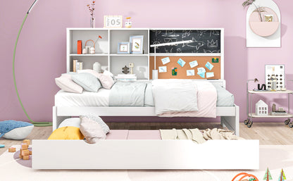 Twin Daybed with Storage White