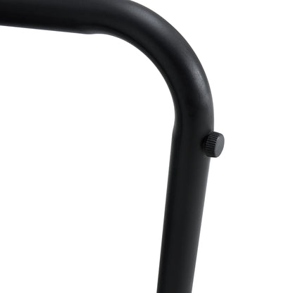 Black Armless Lounge Chair – Black Legs