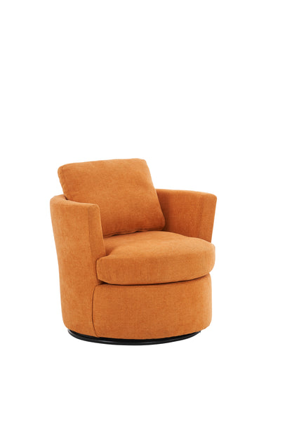 360° Swivel Club Chair Yellow