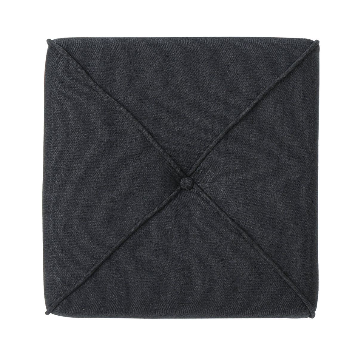 Modern Ottoman with Storage and Wooden Legs