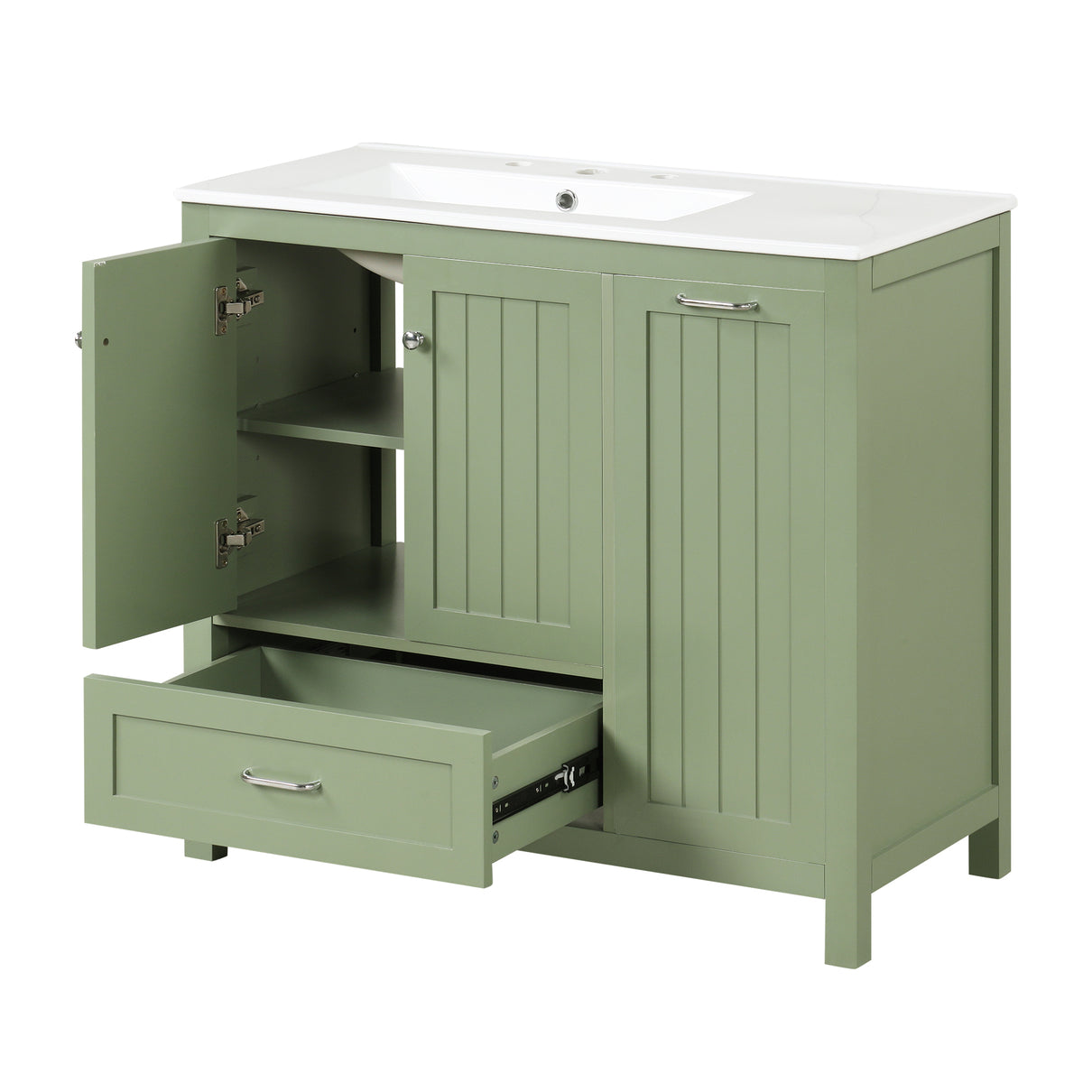 36-Inch Bathroom Vanity with Sink and Drawer