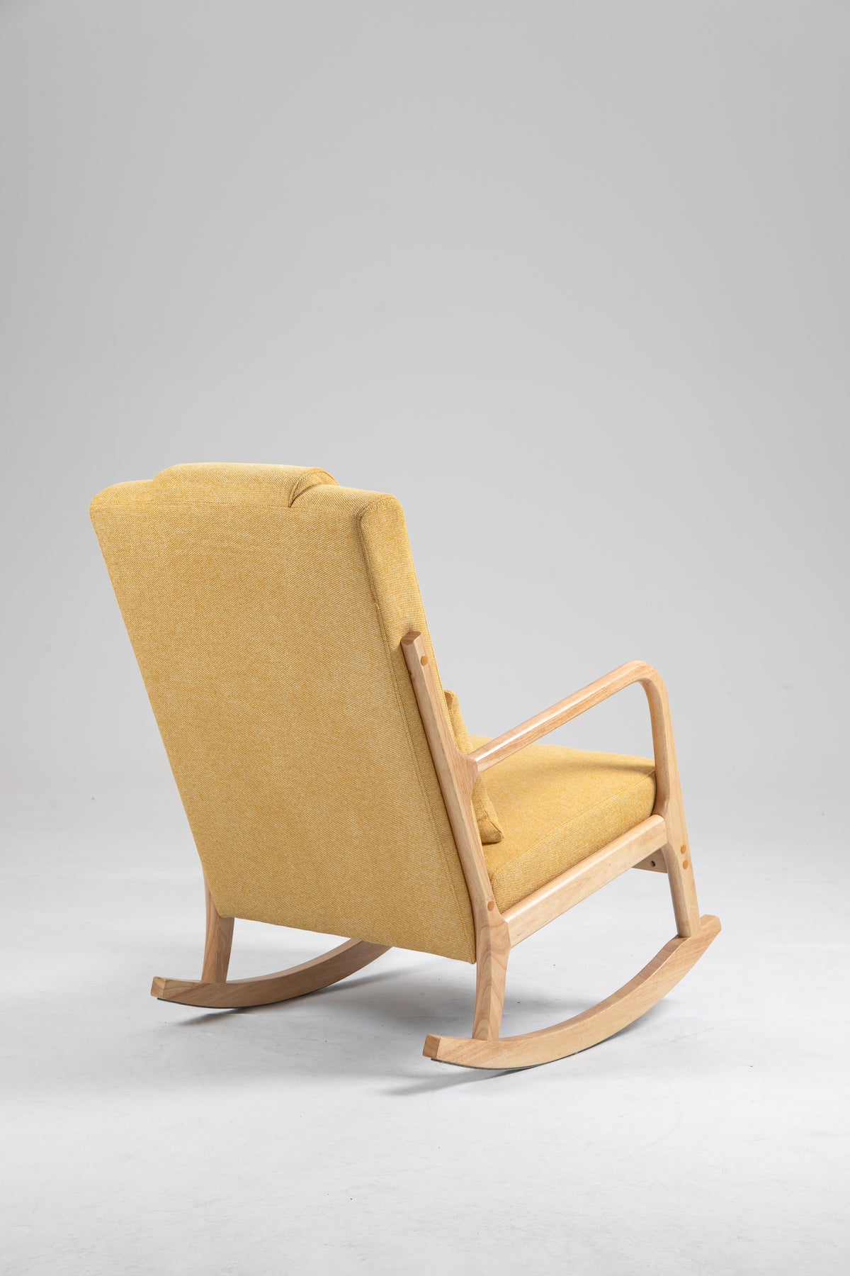 Upholstered Rocking Chair Gray