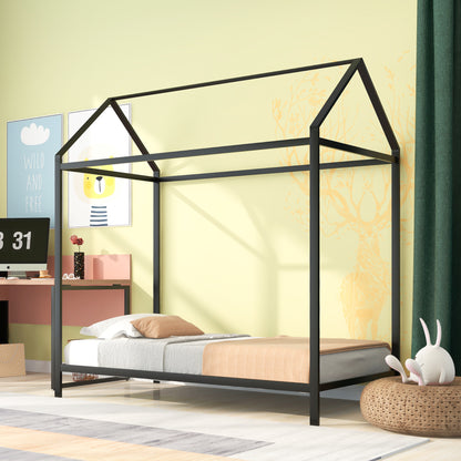 Full House Kids Bed Frame – White