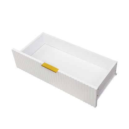 Warm White TV Cabinet – Modern Design