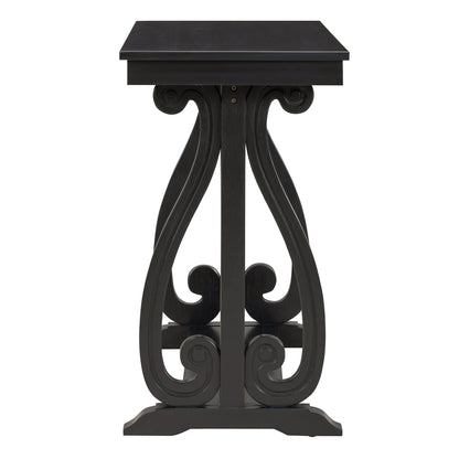 Rustic Console Table Black
