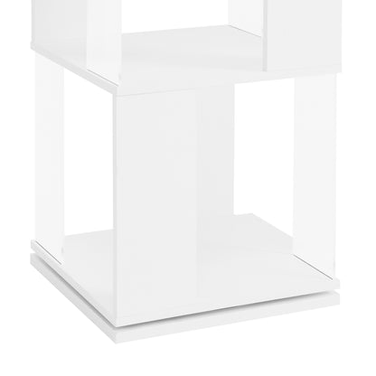 Rotating Acrylic Bookshelf Organizer
