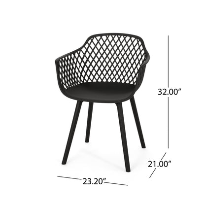 Poppy Fabric Accent Chair Gray