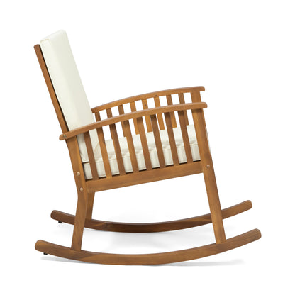 Casa Acacia Wood Rocking Chair