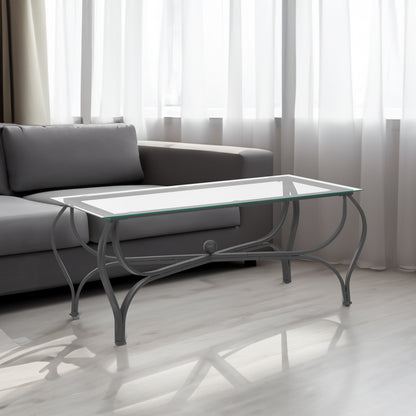 3-Piece Glass Coffee Table Set