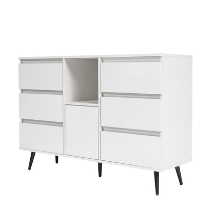 Modern LED Sideboard Cabinet White Gloss