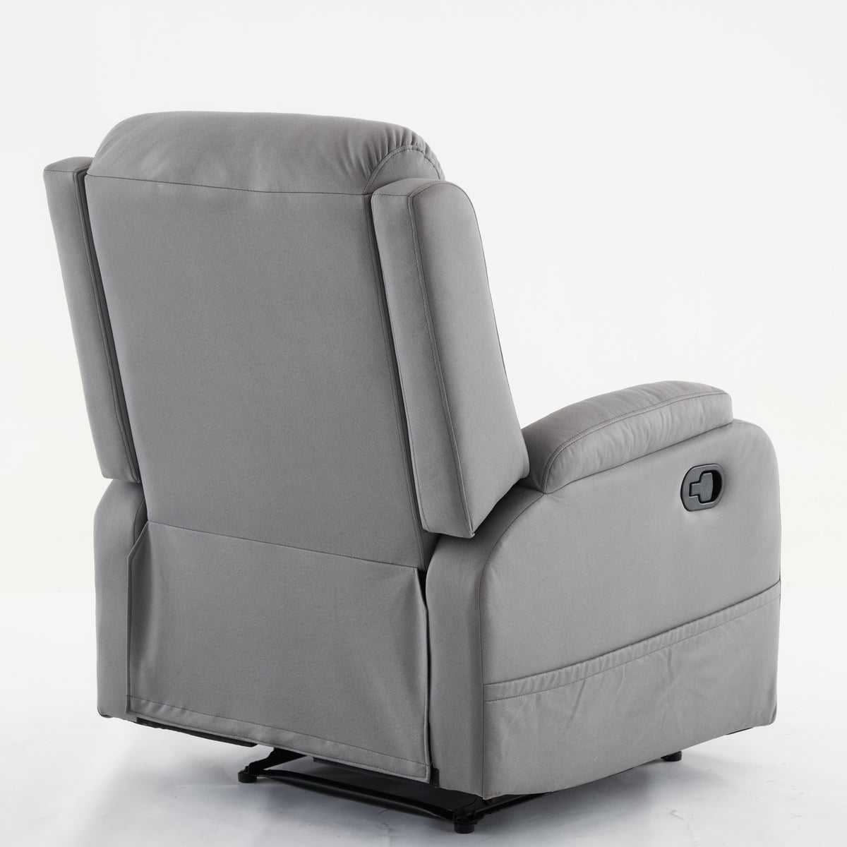 Adjustable Recliner Chair Fabric Gray