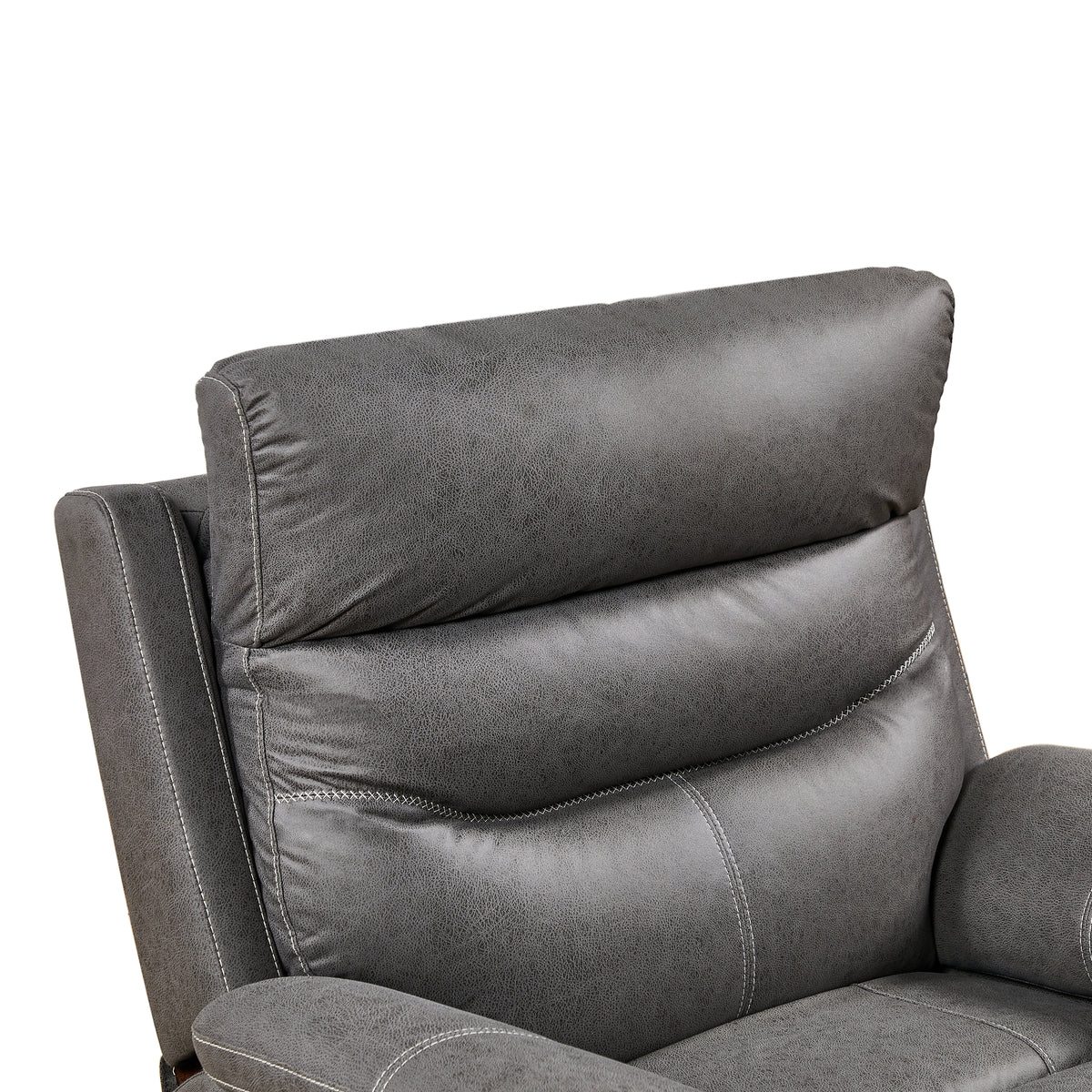 Dual-Motor Power Recliner – Light Gray