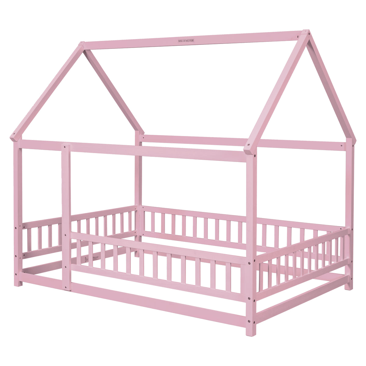 Full Floor Bed Pink