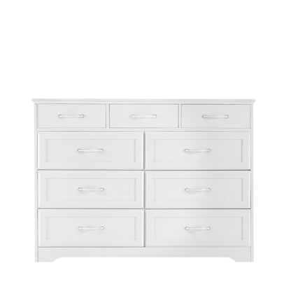 8-Drawer Bedroom Dresser – White