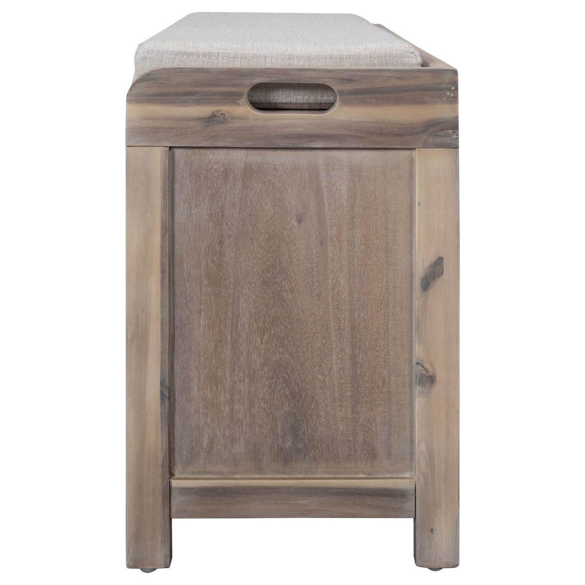Storage Bench White Washed
