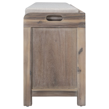 Storage Bench White Washed