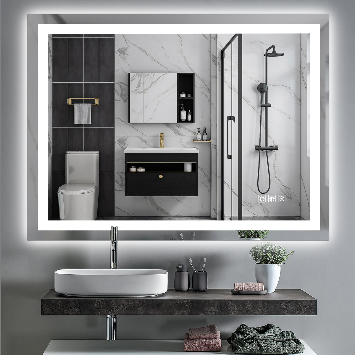 LED Vanity Mirror 48x36