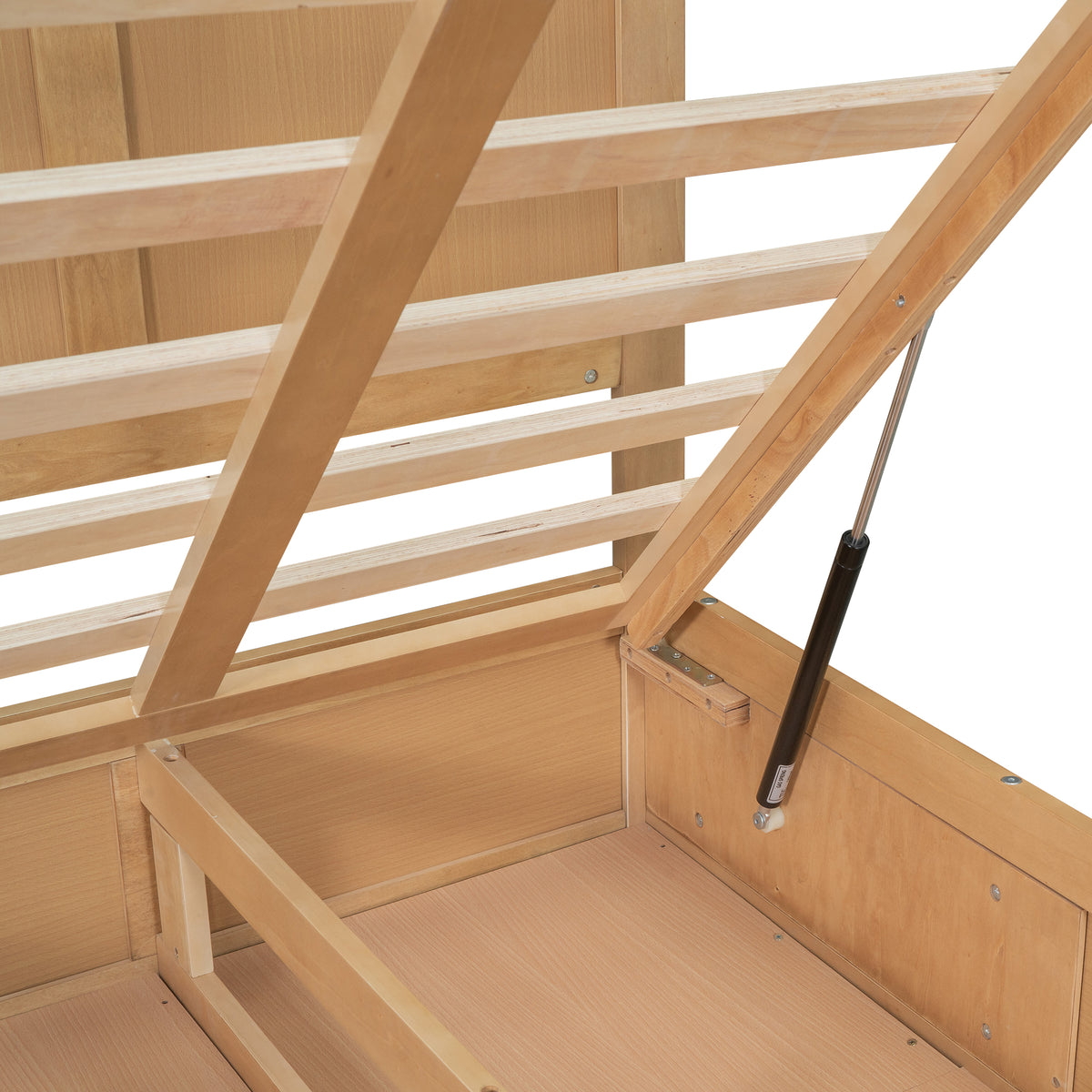 Full Wood Platform Bed