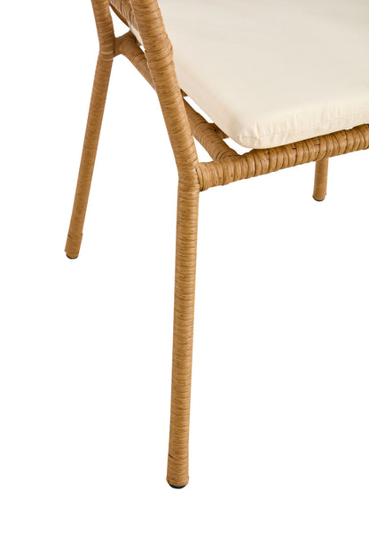 Outdoor Bamboo Dining Set (5 pcs)