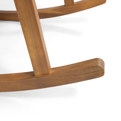 Casa Acacia Wood Rocking Chair