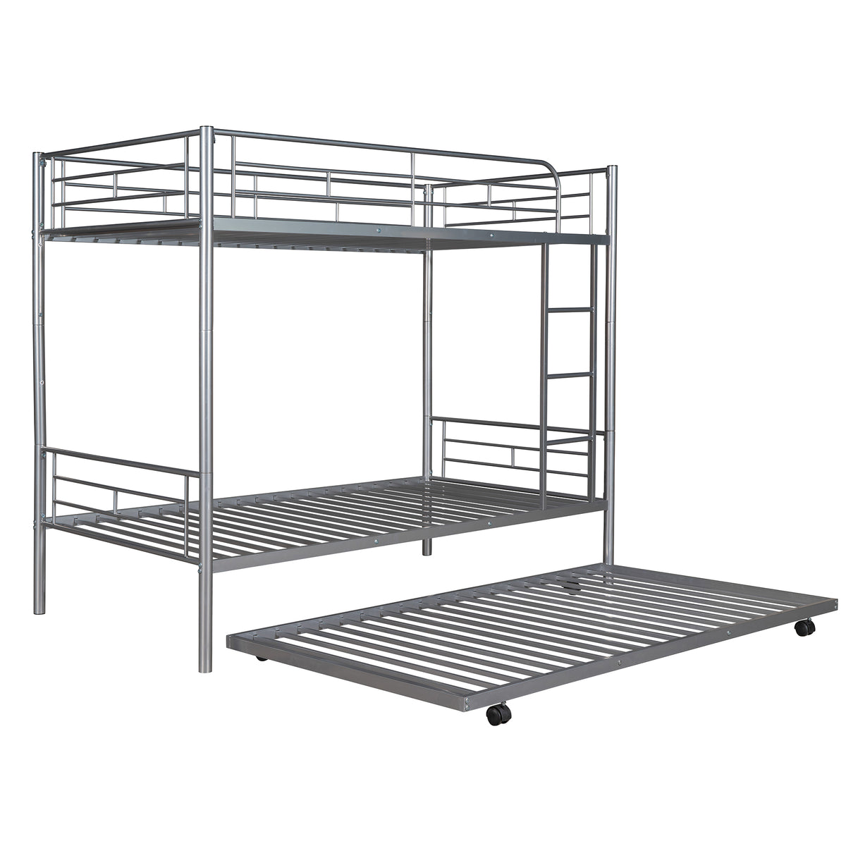 Twin Over Twin Bunk Bed White