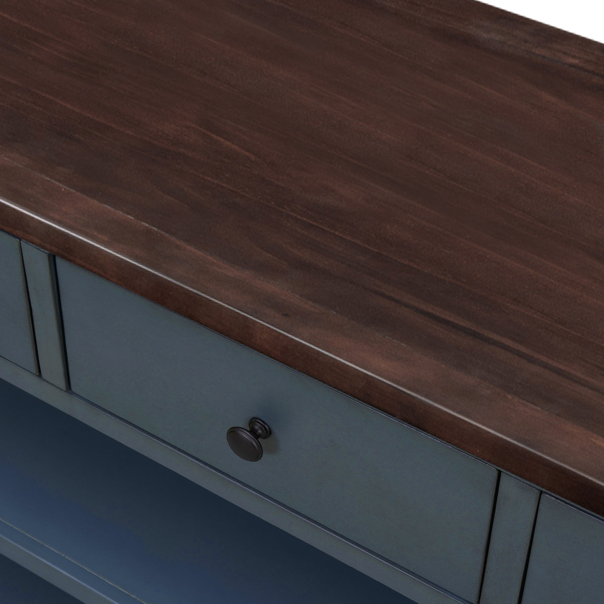 Retro Console Table Navy