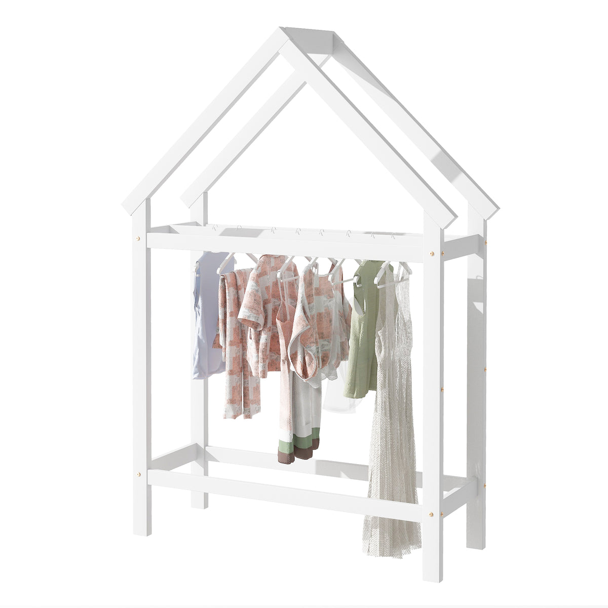 Twin House Bed White
