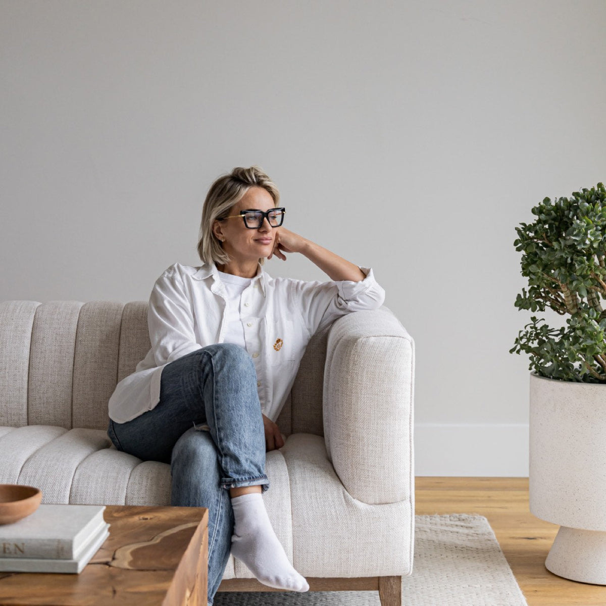 Elliot Condo Sofa - Cream