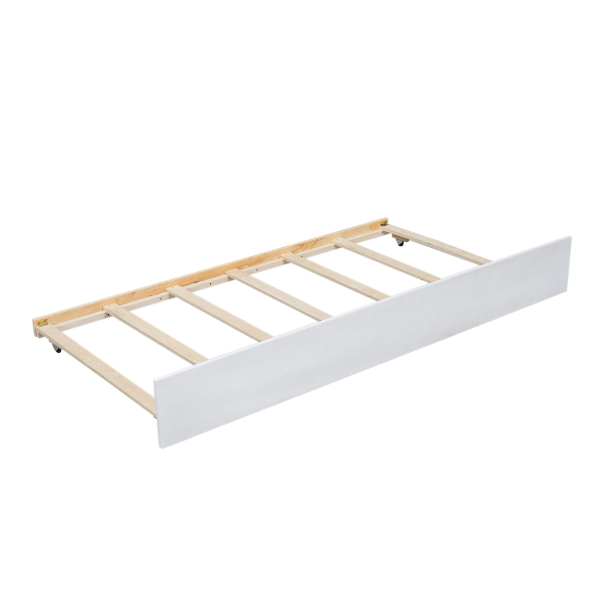 Twin-Full Bunk Bed with Trundle – White