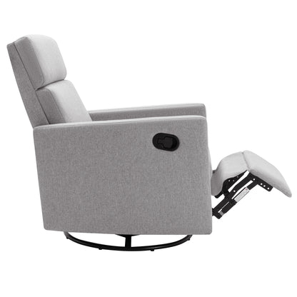 Upholstered Rocker Chair Gray