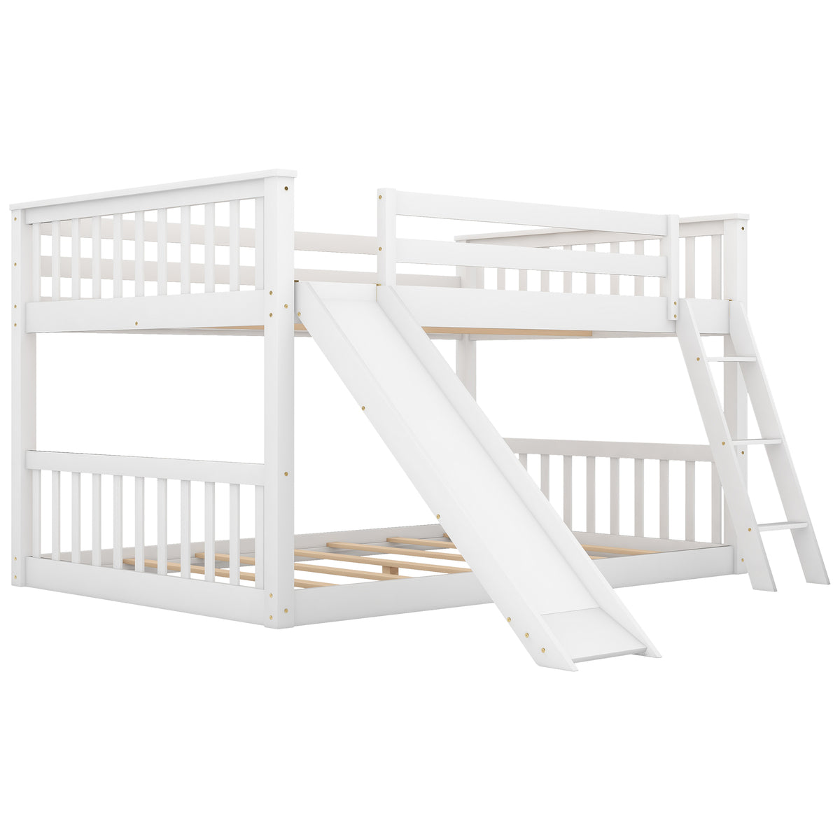 Full Bunk Bed White