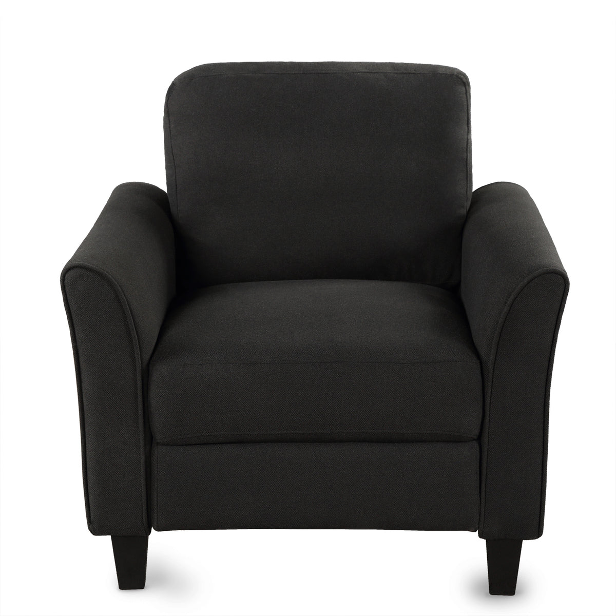 Recliner Armchair Black Finish