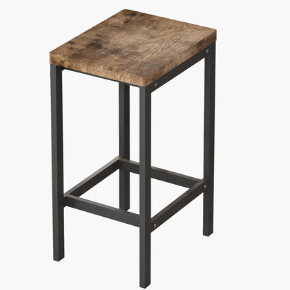 Modern Pub Dining Table with 3 Stools Natural Finish