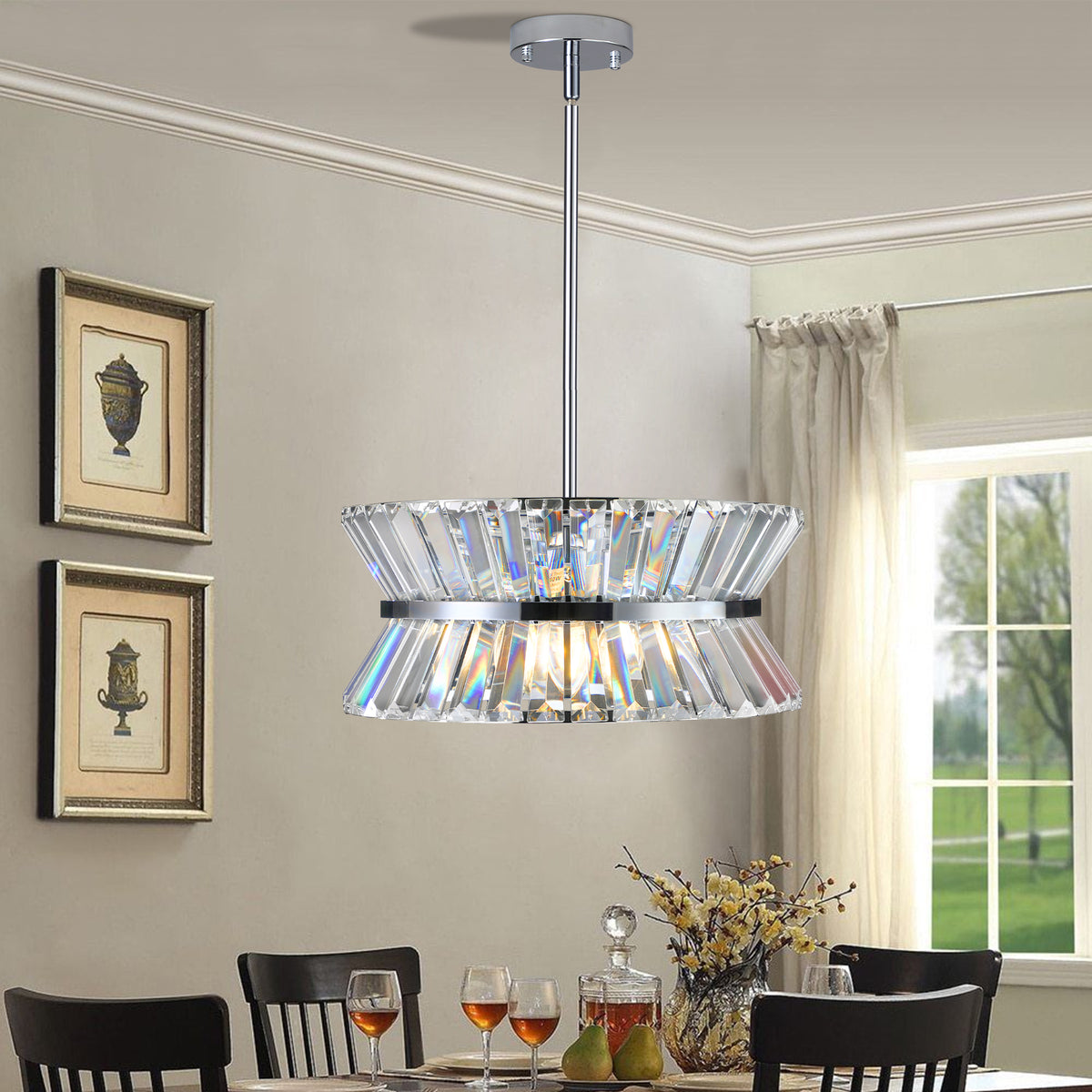 Crystal Round Chandelier