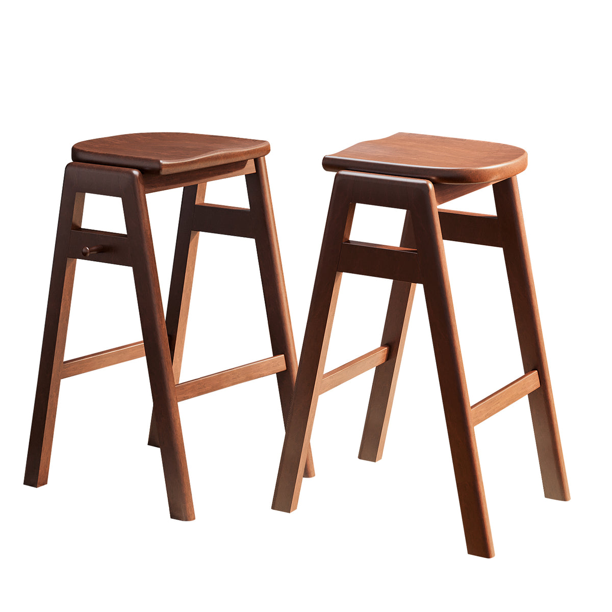 Retro Pub Dining Set (3 pcs) – Antique Brown