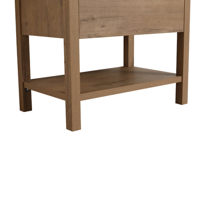 30-Inch Vanity with 2 Drawers White Finish