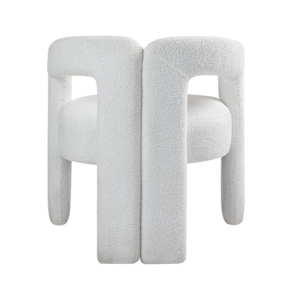 Teddy Fabric Dining Chair – Beige