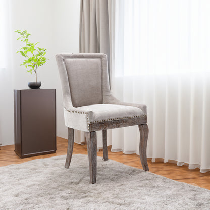 Ultra Side Dining Chairs Set of 2 Beige