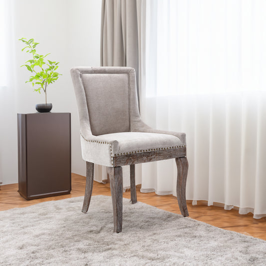 Ultra Side Dining Chairs Set of 2 Beige