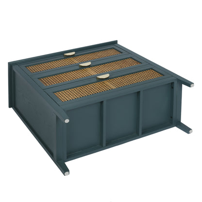 Rattan Storage Cabinet 3-Drawer