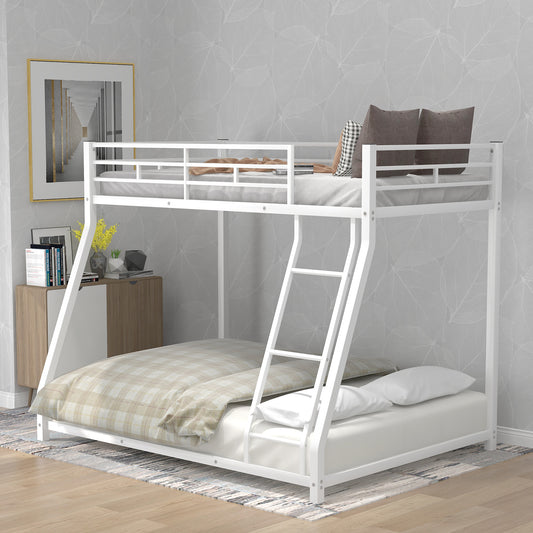 Metal Bunk Bed White