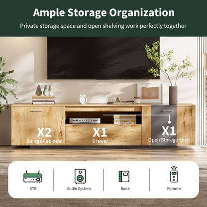 70" Modern TV Stand with Drawers