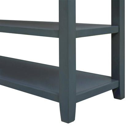 Retro Console Table Navy