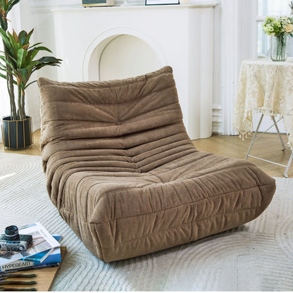 Floor Bean Bag Chair Gray