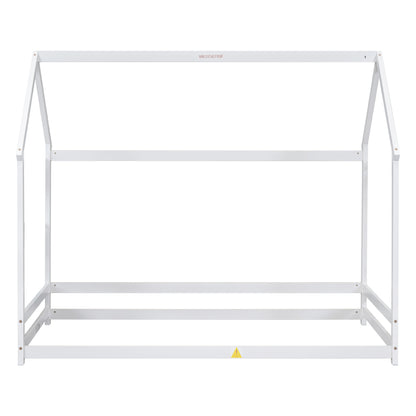 Twin House Bed White